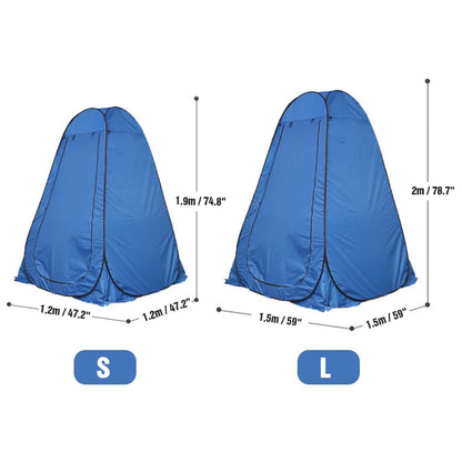 Pop-Up Camping Shower Tent Privacy Shelter Easy Setup