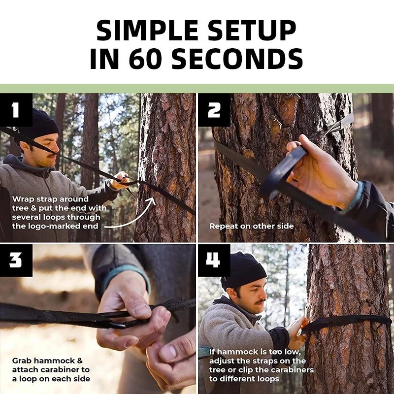 Portable Camping Hammock for Lightweight Relaxation