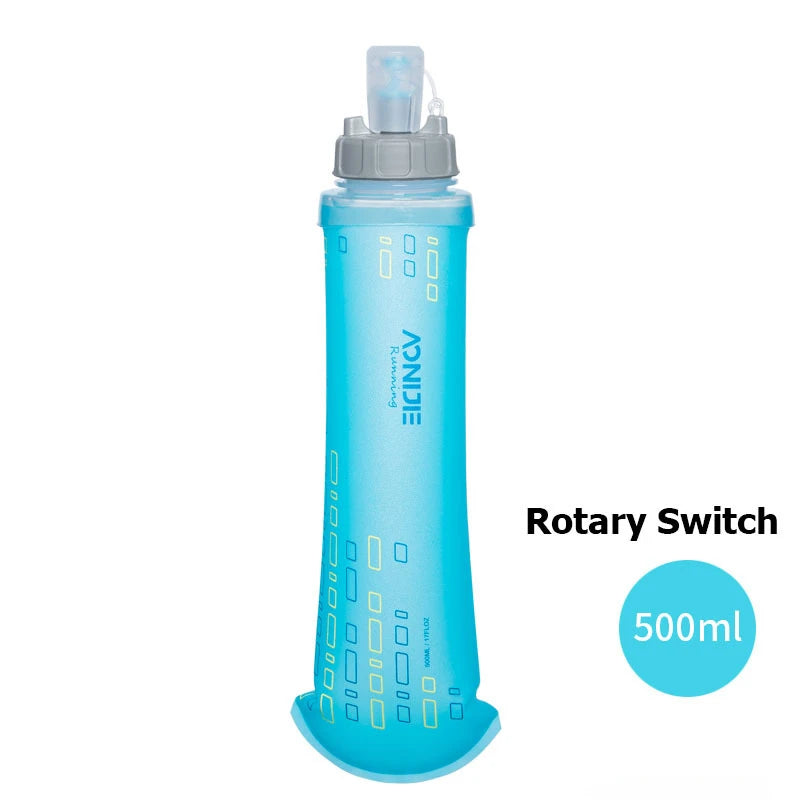 Folding Soft Water Bottle – 500ml Running & Hiking