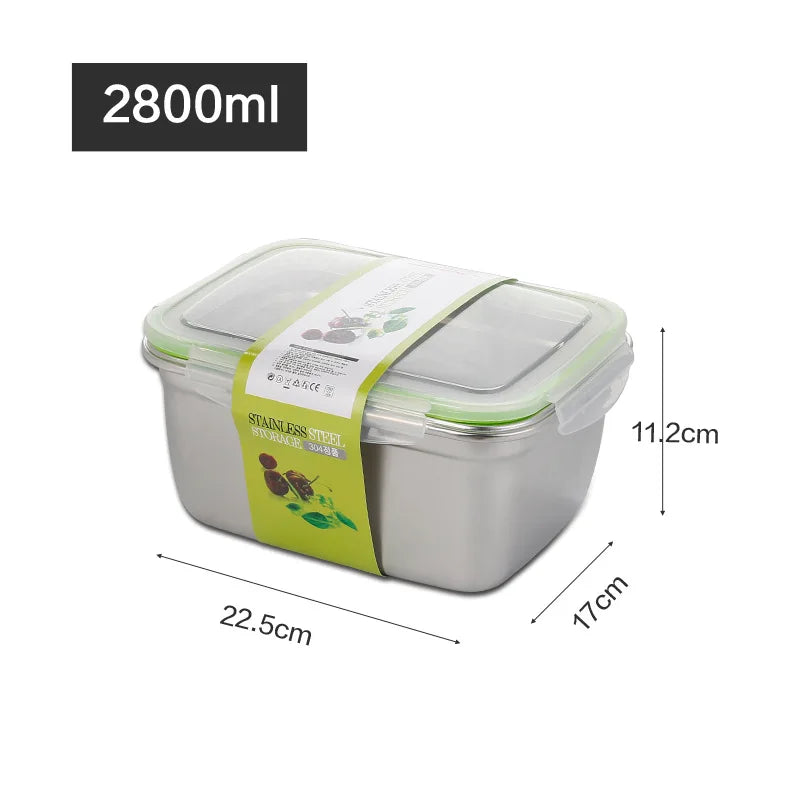 Stainless Steel Lunch Box Leakproof Food Storage