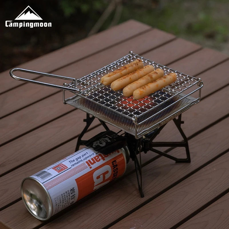 Portable Camping Toast Grill Rack for Easy Campfire Cooking