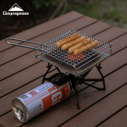 Portable Camping Toast Grill Rack for Easy Campfire Cooking