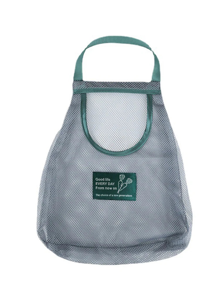 Hanging Mesh Storage Bag Keeps Produce Fresh