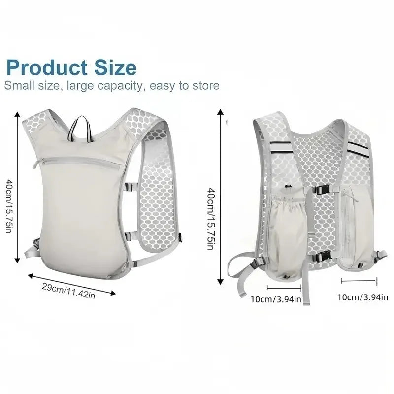 Running Hydration Vest with Storage for Long Runs