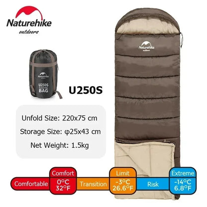 Ultralight Waterproof Cotton Sleeping Bag for Camping Comfort
