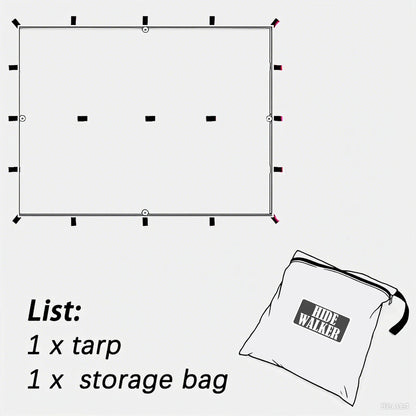 Waterproof Camping Tarp Shelter – UV Protection & Durable