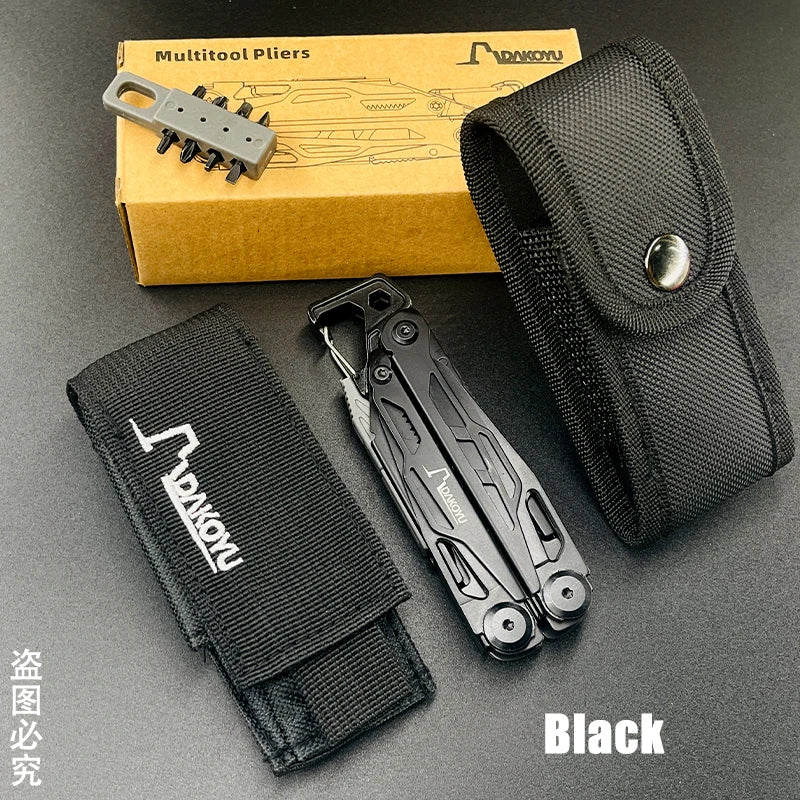 Camping Multitool Pliers with Emergency Whistle