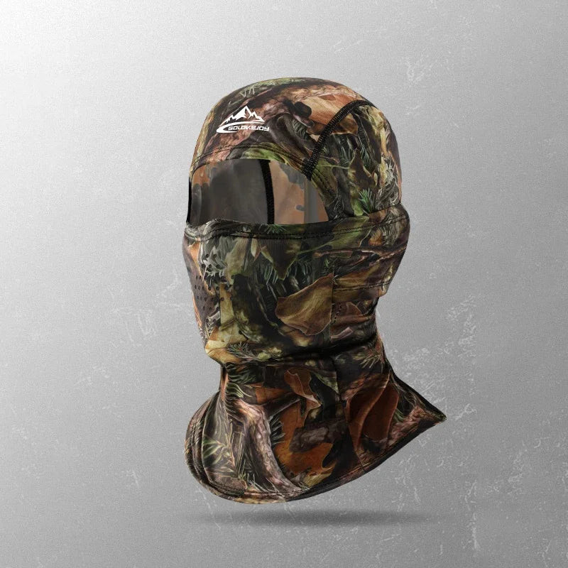 Camouflage Cycling Balaclava for UV & Wind Protection