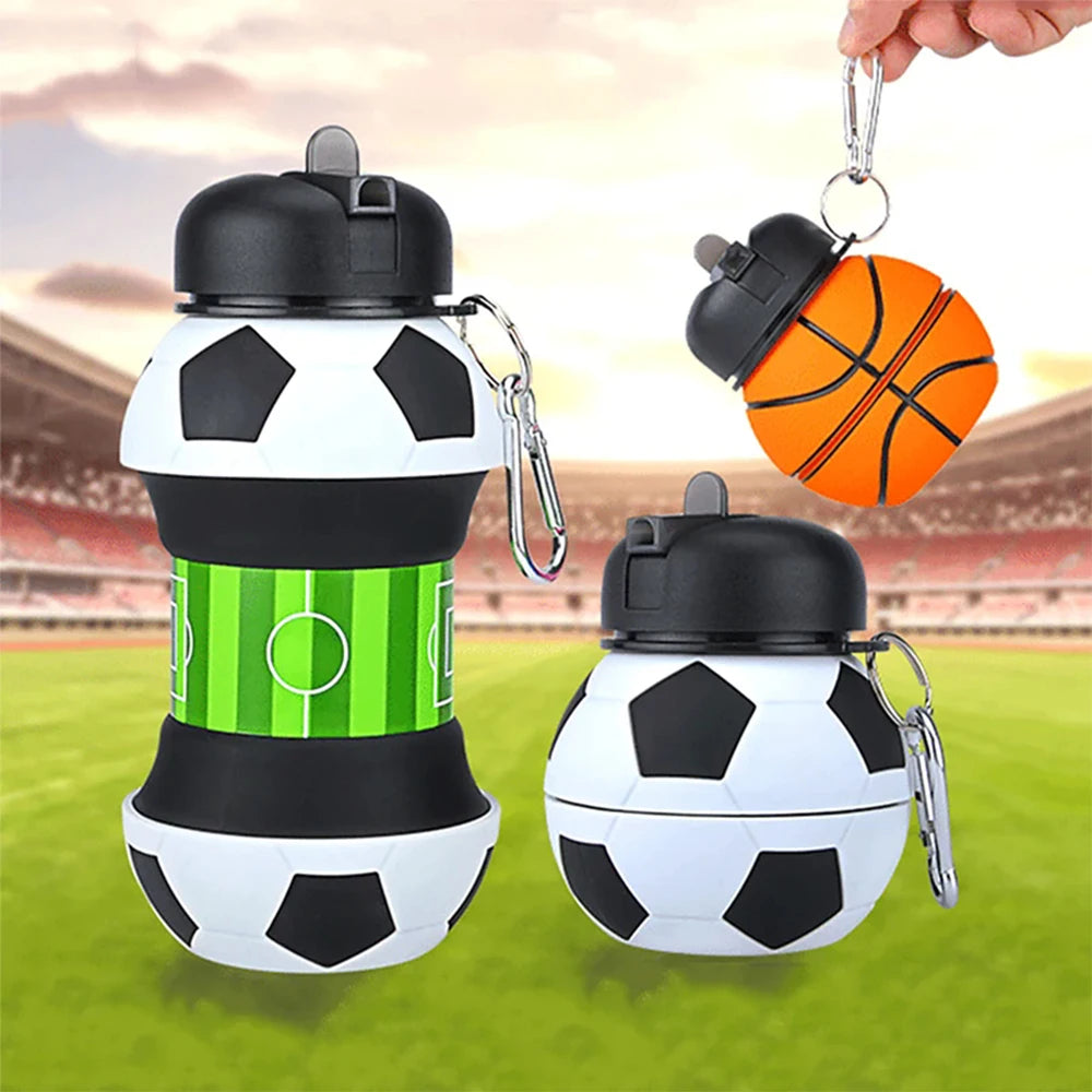 Foldable Silicone Water Bottle – Leakproof & Portable