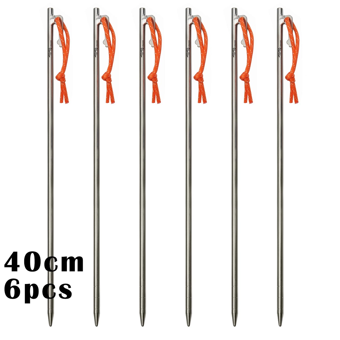 Titanium Tent Stakes for Strong Windproof Camping