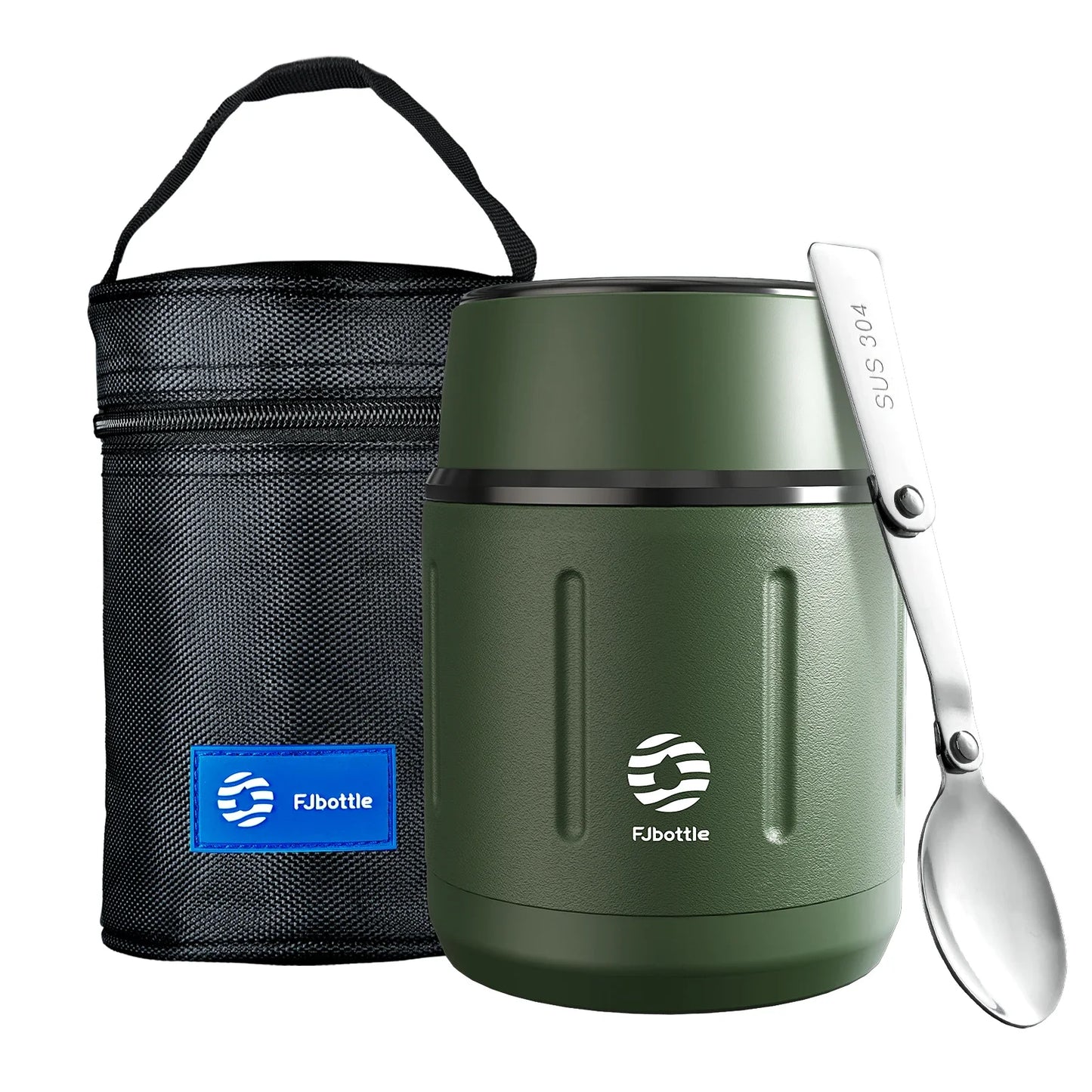 500ml Insulated Food Thermos Jar Leakproof with Spoon