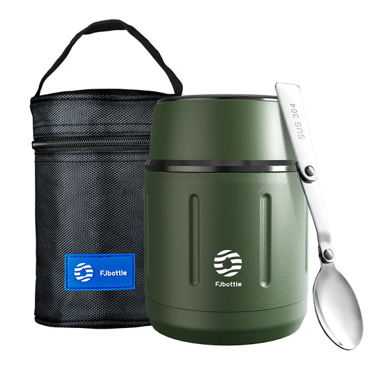 500ml Insulated Food Thermos Jar Leakproof with Spoon