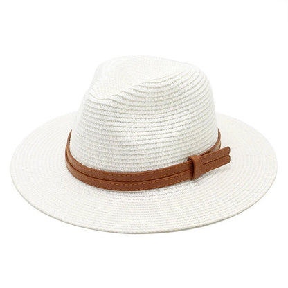 Beach Sun Hat Straw Visor for UV Protection