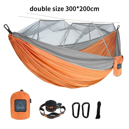 Camping Hammock with Mosquito Net – Portable & Breathable