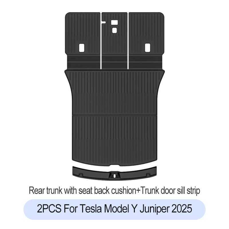 Tesla Model Y 2025 Floor Mats – Full Protection TPE Set