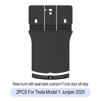 Tesla Model Y 2025 Floor Mats – Full Protection TPE Set