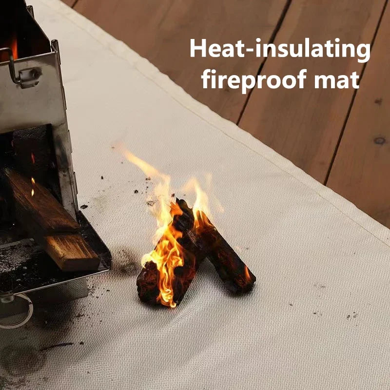 Camping Fireproof Cloth Mat for Barbecue & Picnic