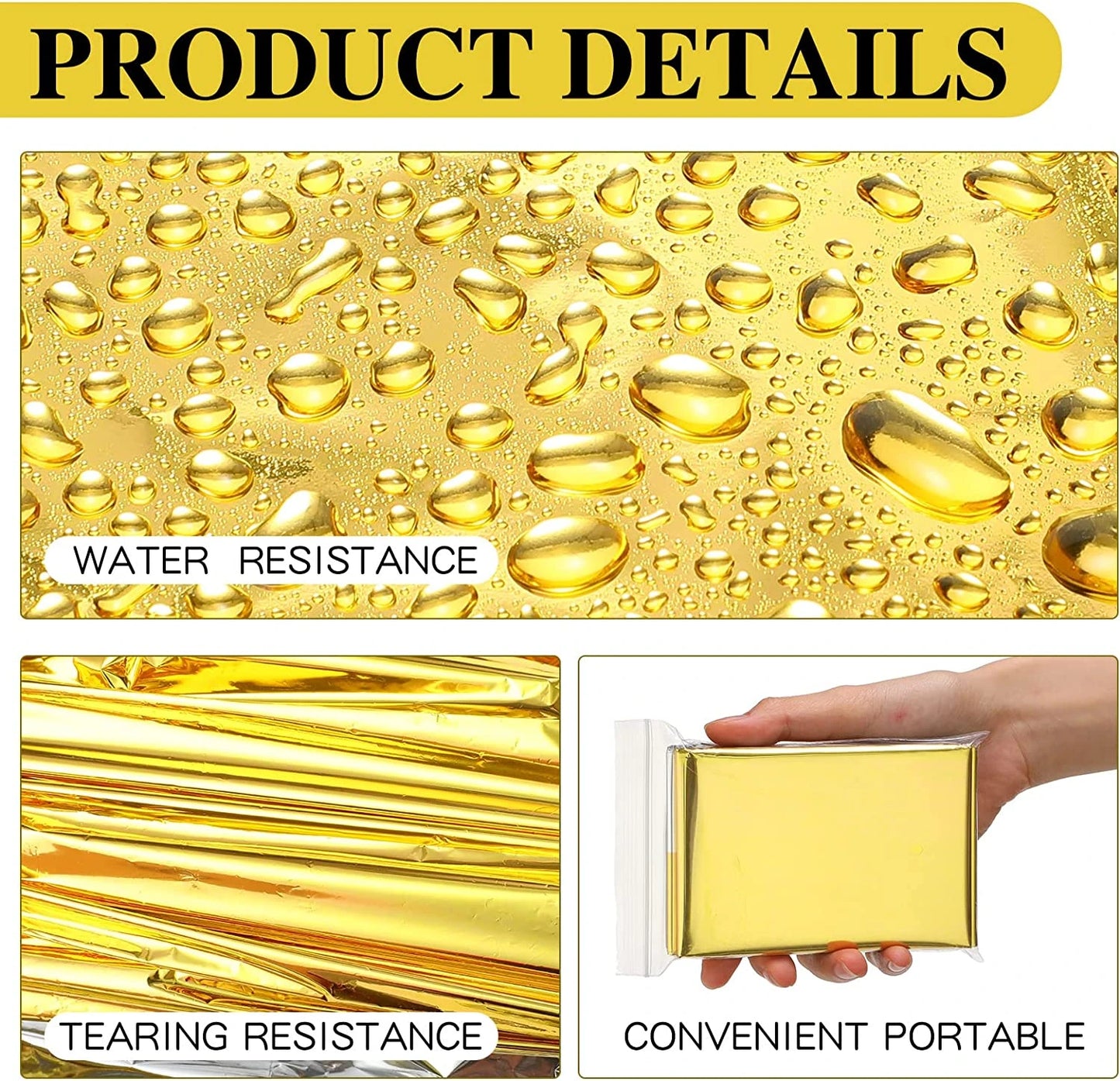 Emergency Survival Blanket – Lightweight Heat Retention