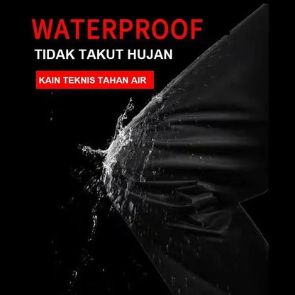 Waterproof Rain Poncho with Reflective Safety Design