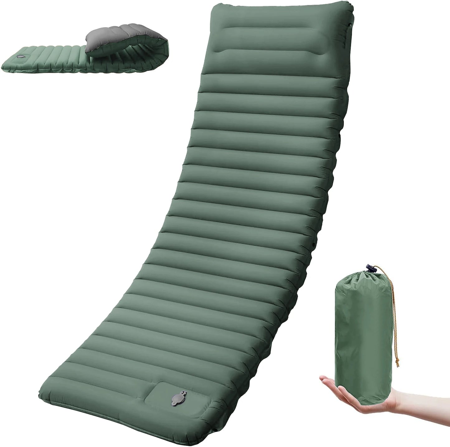Self-Inflating Camping Sleeping Pad 4” Thick Comfort