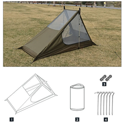 Airy Mesh 1-Person Tent – Ultralight & Quick Setup