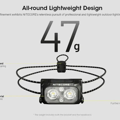 NITECORE NU25 MCT Running Headlamp – 400 Lumens Waterproof