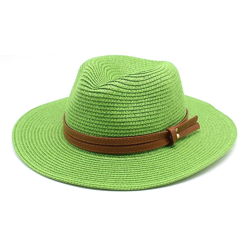 Beach Sun Hat Straw Visor for UV Protection