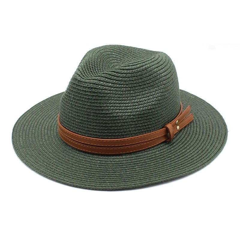 Beach Sun Hat Straw Visor for UV Protection