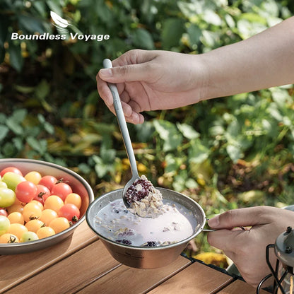 Titanium Camping Flatware Set – Ultralight Knife Fork Spoon