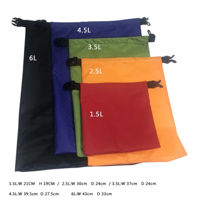 Waterproof Dry Bag Set for Outdoor Gear Protection