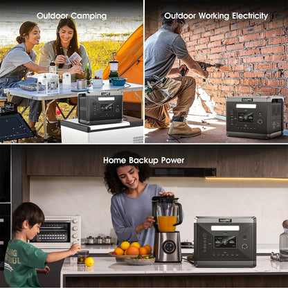 Portable Power Station 2160Wh High Capacity Backup