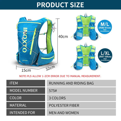 8L Running Hydration Vest Backpack for Marathon & Cycling