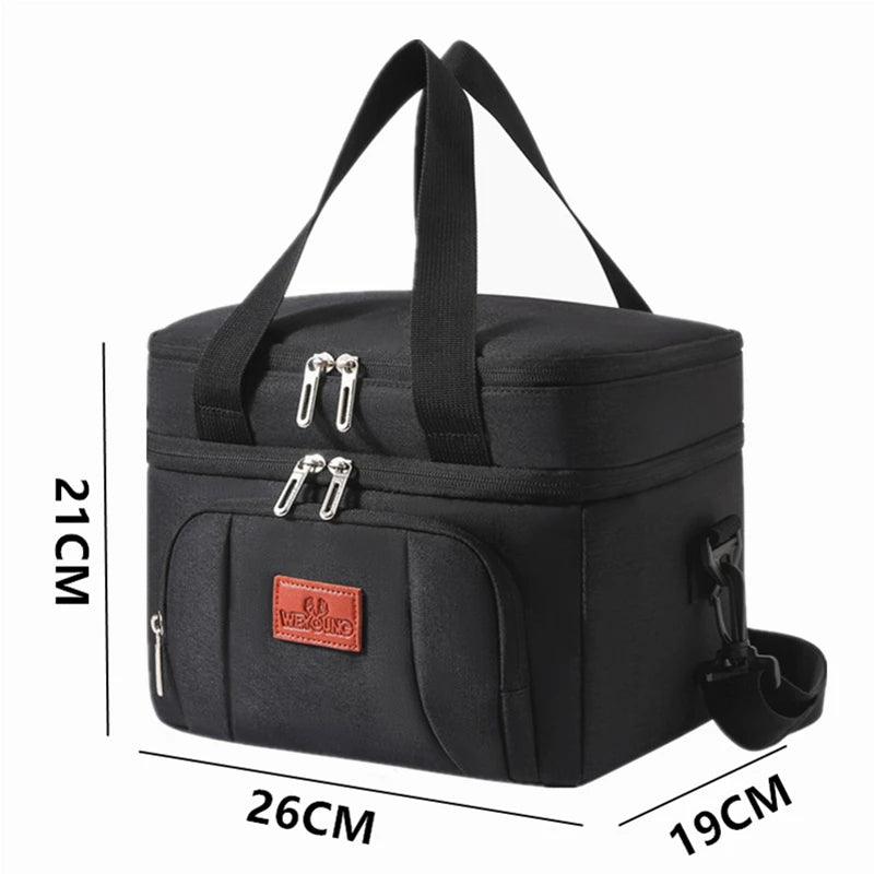 Insulated Lunch Bag Large Capacity Keeps Food Fresh