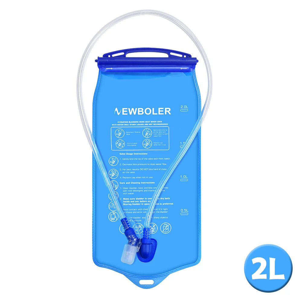 Portable 2L Water Bag for Outdoor Sports & Camping