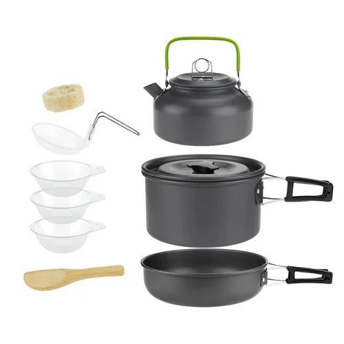 Camping Cookware Set for Lightweight Outdoor Cooking
