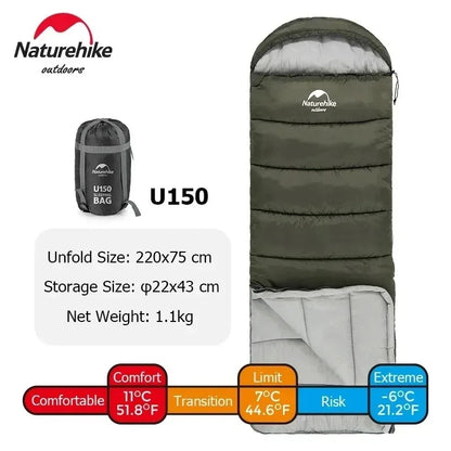Ultralight Waterproof Cotton Sleeping Bag for Camping Comfort