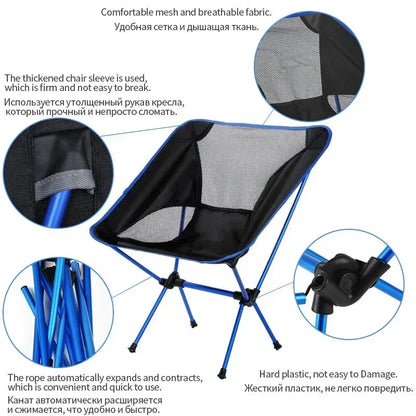 Portable Folding Camping Chair for Comfortable Outdoor Seating