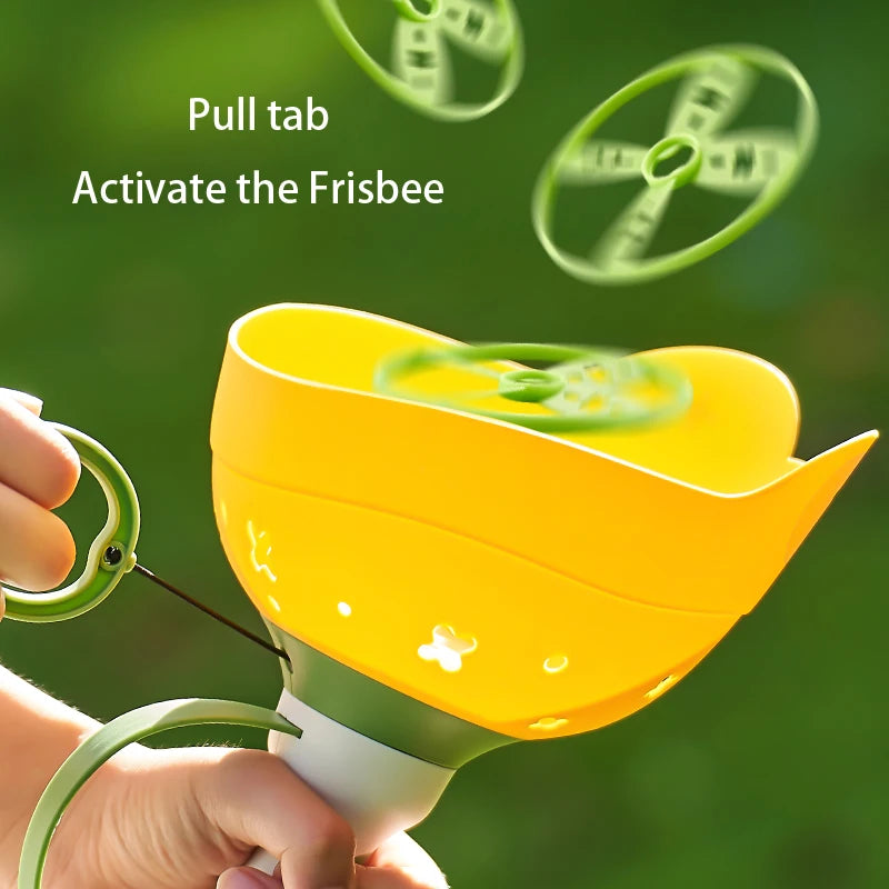 Pull String Flying Saucer – Fun Outdoor Kids Toy