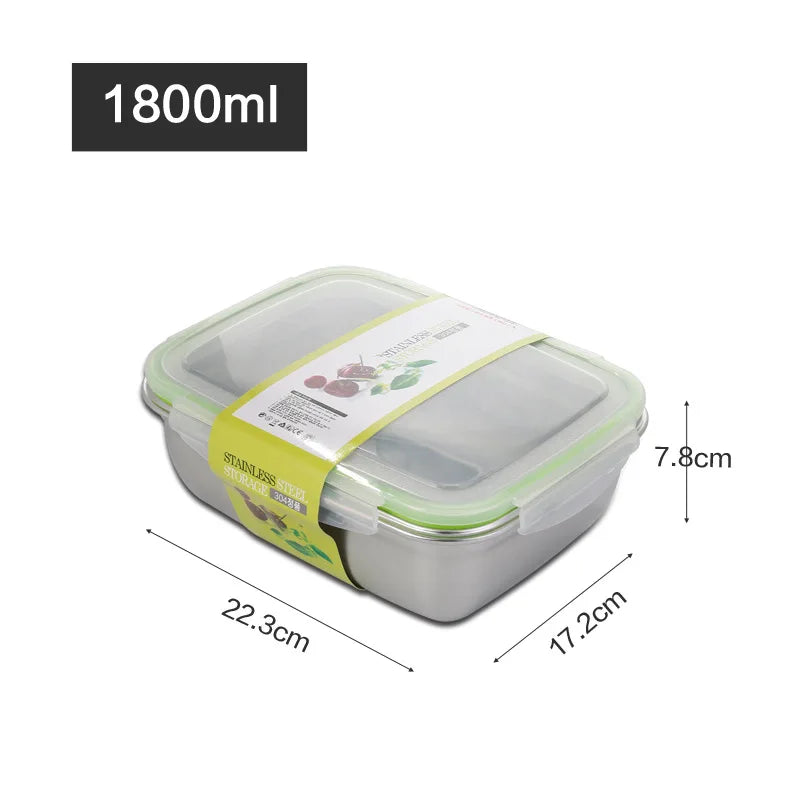 Stainless Steel Lunch Box Leakproof Food Storage
