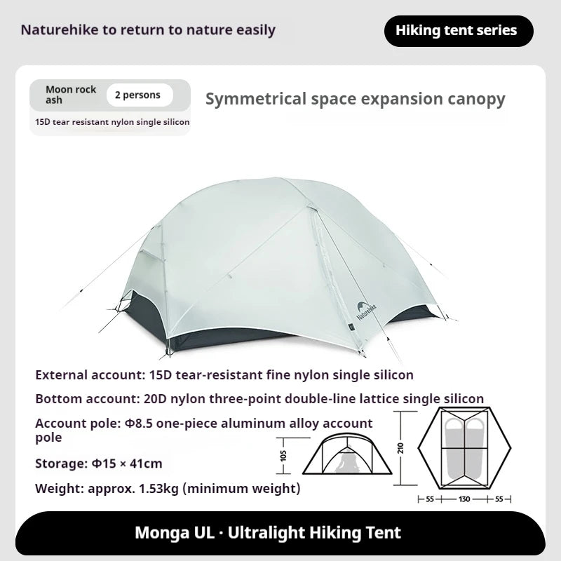 Ultralight Backpacking Tent Waterproof 1–2 Person