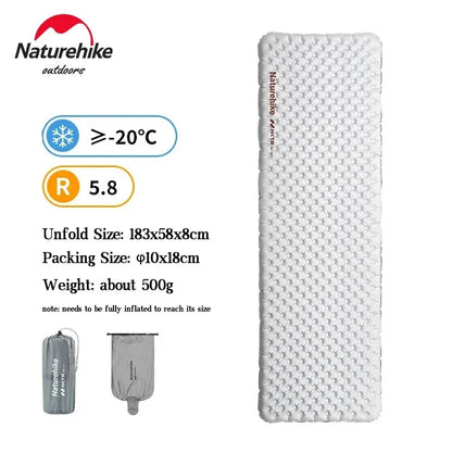 Inflatable Camping Sleeping Pad for Warm Comfortable Sleep