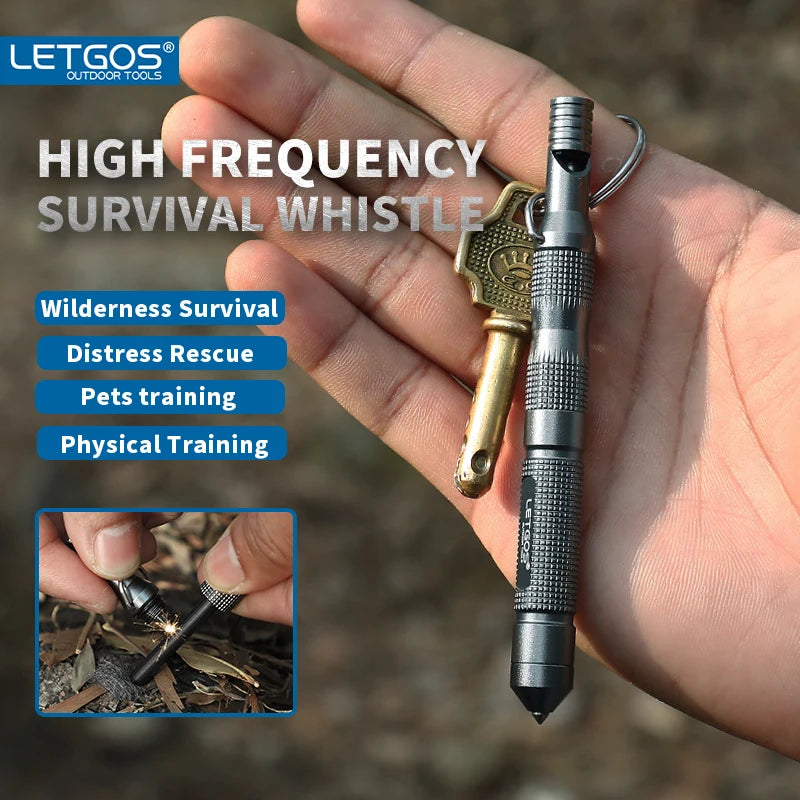 Multi-Function Survival Whistle with Glass Breaker