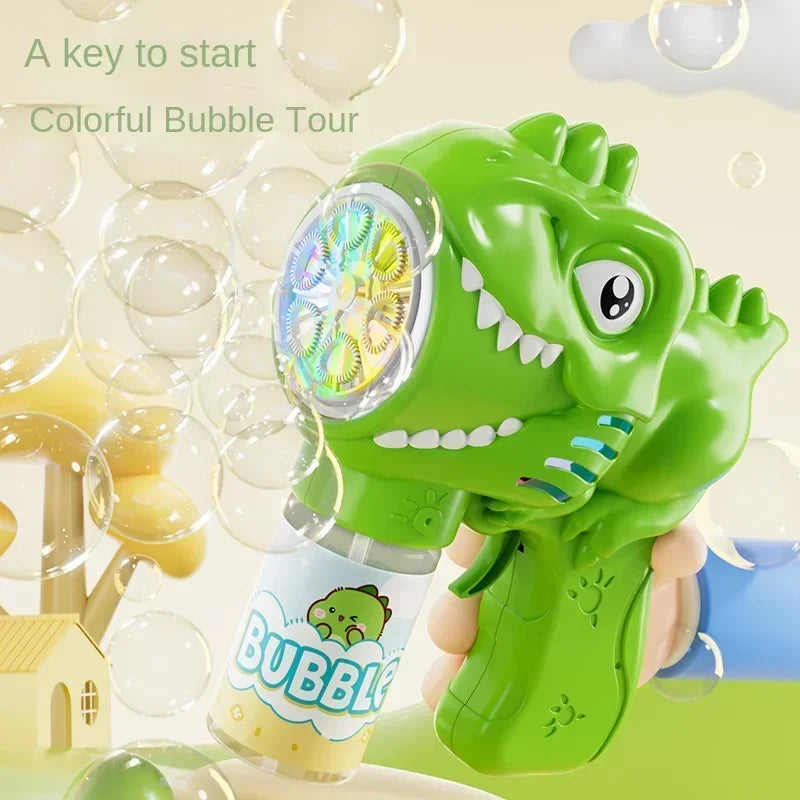 Dinosaur Bubble Gun Toy – Automatic Outdoor Fun