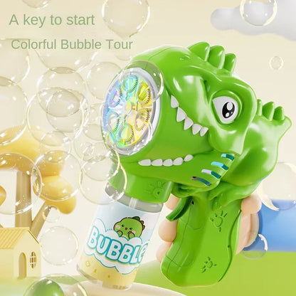 Dinosaur Bubble Gun Toy – Automatic Outdoor Fun