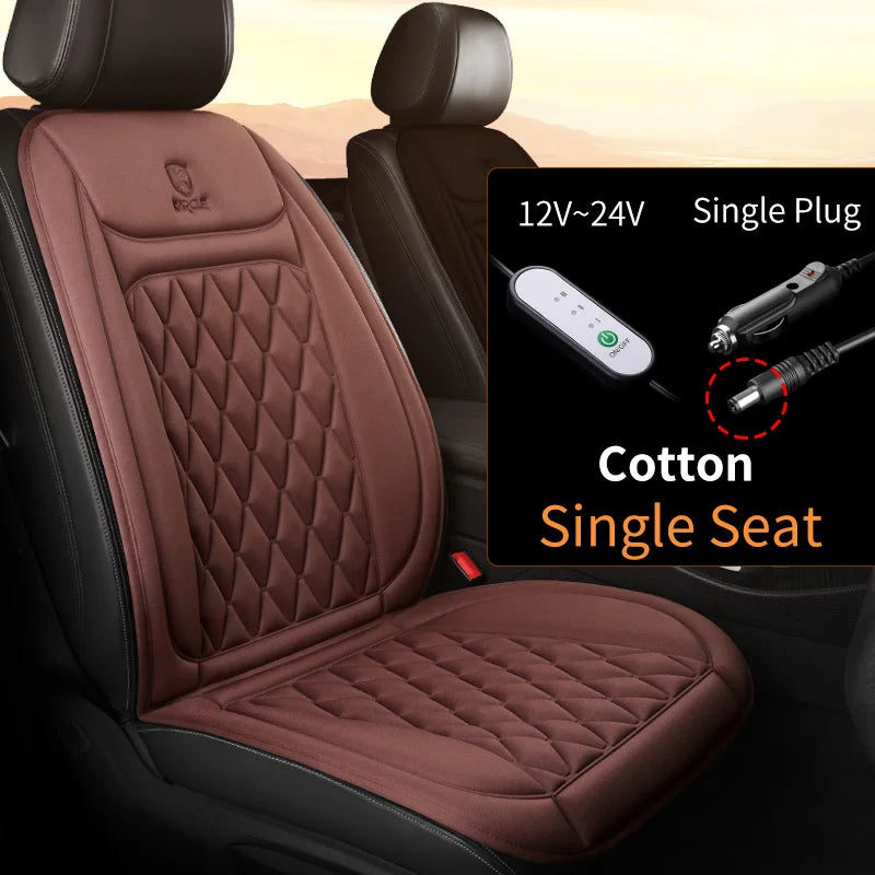 Heated Car Seat Cushion for Winter Driving Comfort