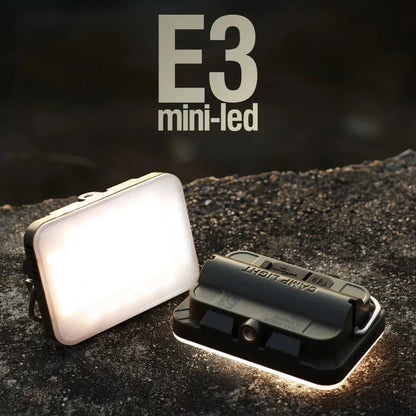 Mini E3 LED Camping Light – Waterproof & Rechargeable