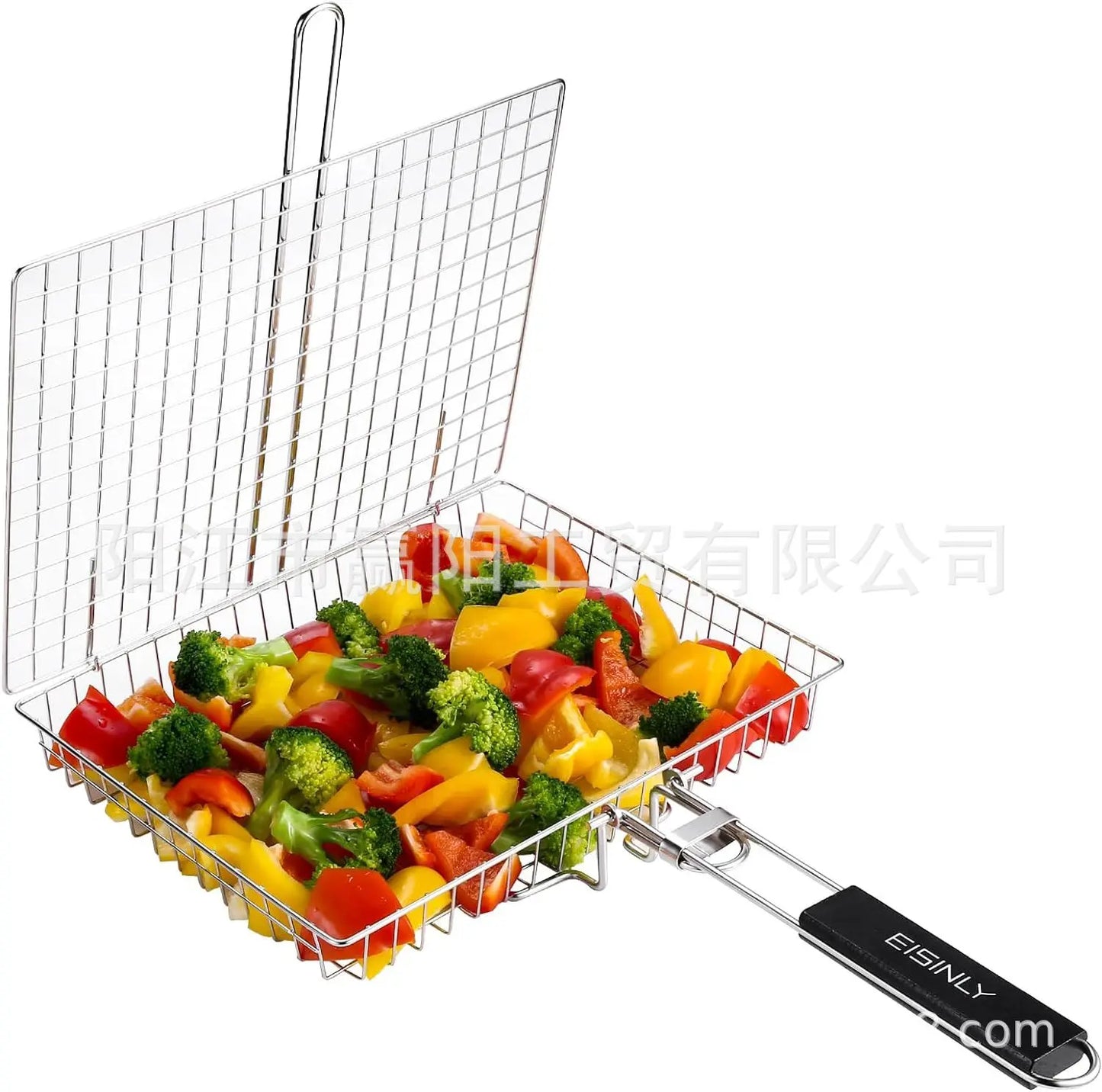 Portable Folding Grill Basket for Fish & Vegetables