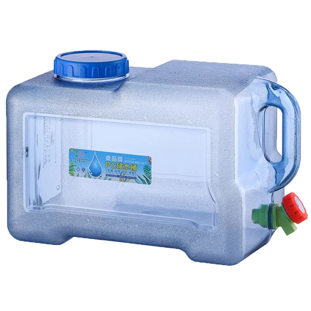 Camping Water Container with Faucet for Easy Pouring