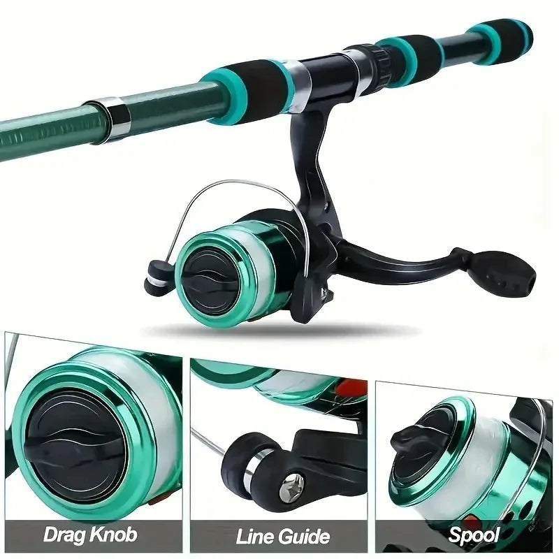 Telescopic Fishing Pole Set – Portable Full Kit