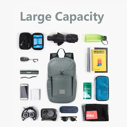 Foldable Hiking Backpack Lightweight Waterproof 22L